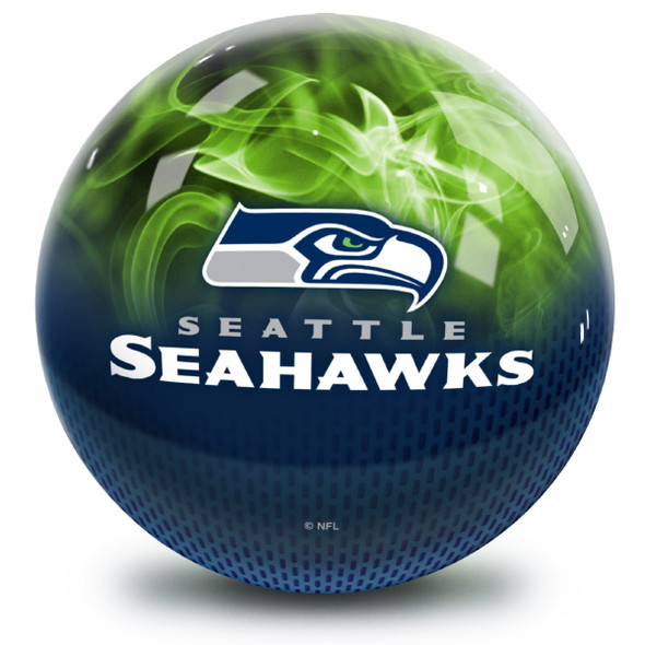 OTB NFL Seattle Seahawks On Fire Bowling Ball