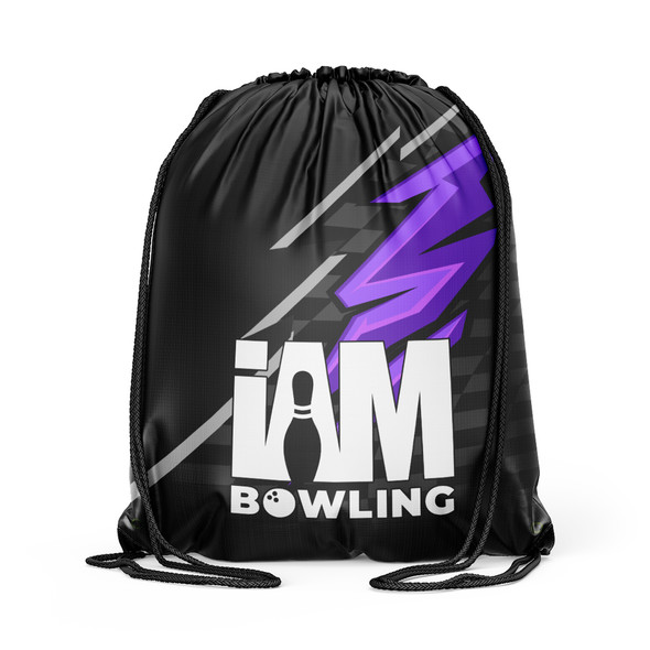 Violet Blitz Drawstring Backpack