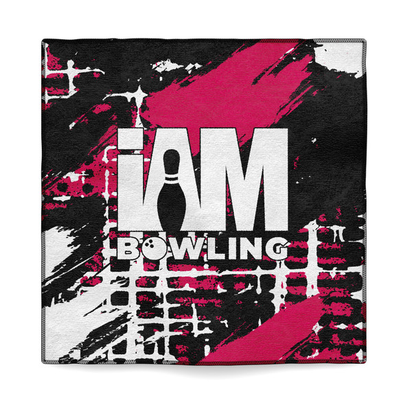 Pink Urban Splatter Microfiber Towel