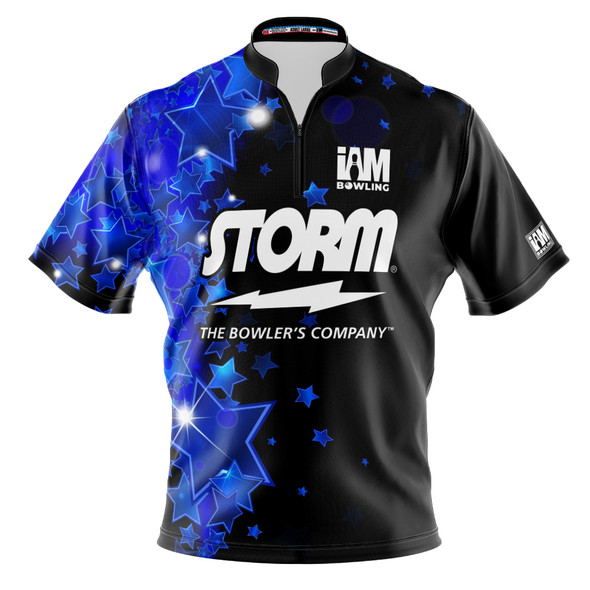 READY-2-SHIP Storm Blue Stars Bowling Jersey