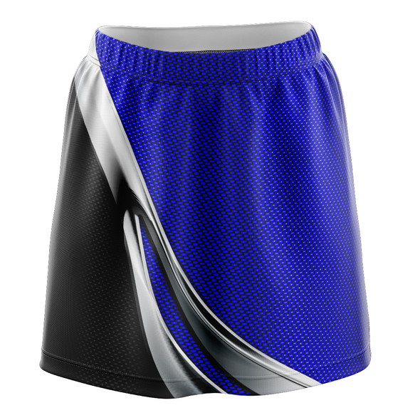 Blue Streamline Skirt