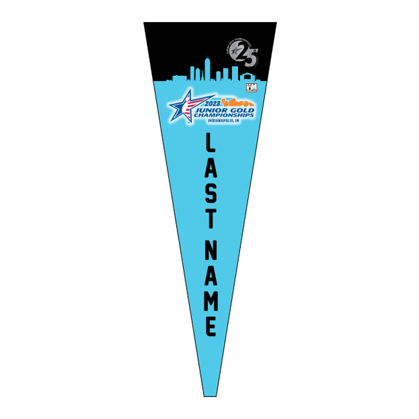 Jr Gold 2023 Official DS Bowling Pennant - JG088
