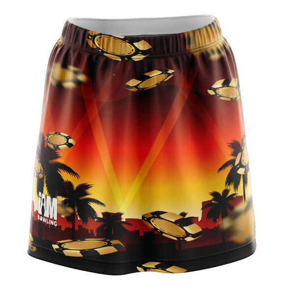 Sunset Poker Chips Skirt