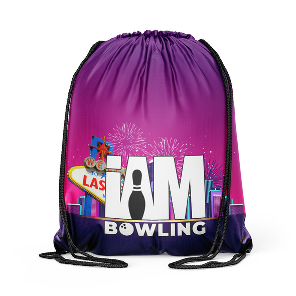 Purple Gradient Vegas Drawstring Backpack