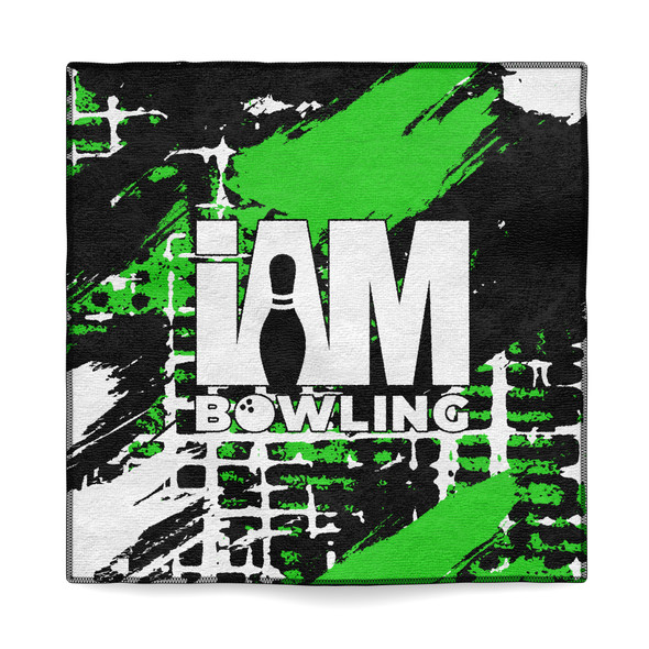 Green Urban Splatter Microfiber Towel