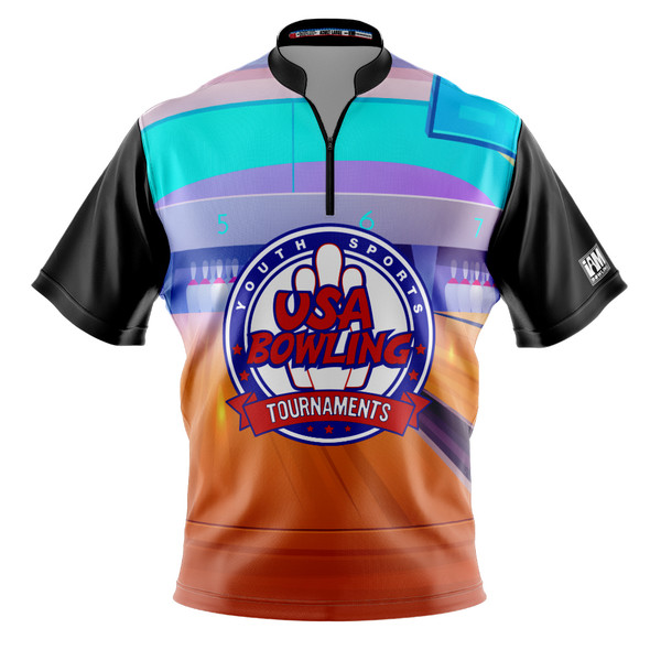 USA Bowling Tournament Retro Roll Bowling Jersey