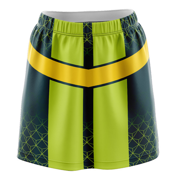 Green Striped Hex Skirt