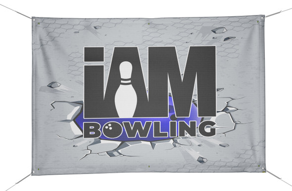 Strike Through Gray Banner