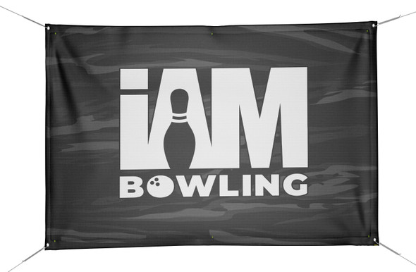 Black Stripe Camo Banner