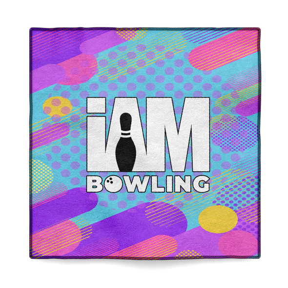 Blue Polka Dot Fusion Microfiber Towel