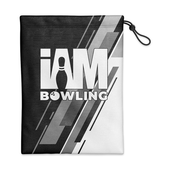 Black Stripe Flair Shoe Bag