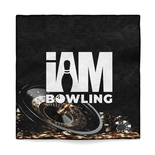 Black & Gold Roulette Microfiber Towel