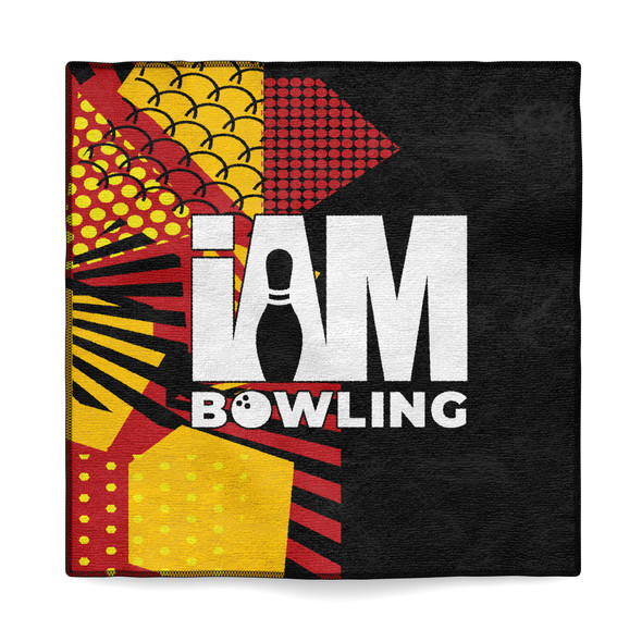 Red & Yellow Fusion Microfiber Towel