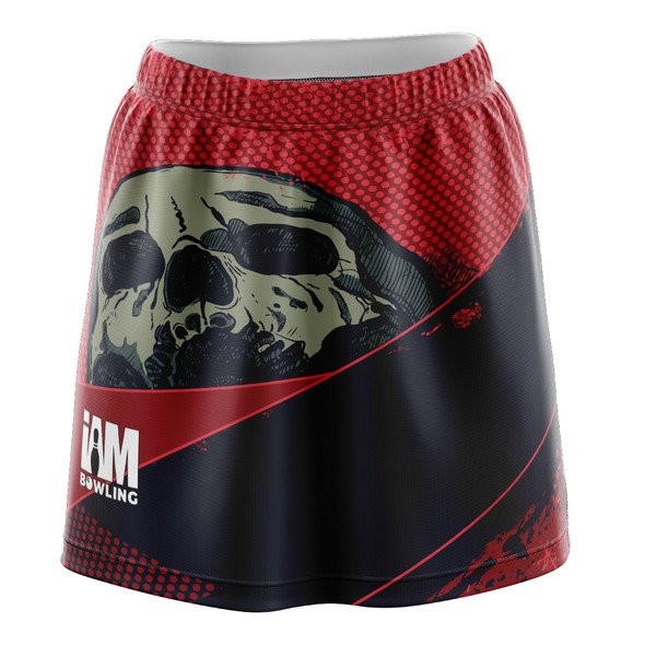 Black Skull Slash Skirt