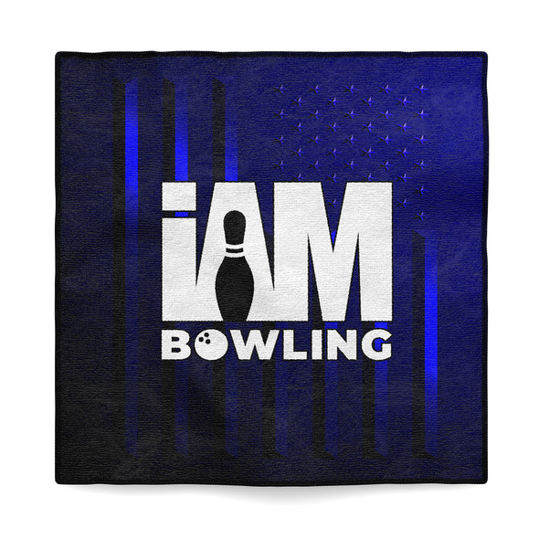 Blue American Flag Microfiber Towel