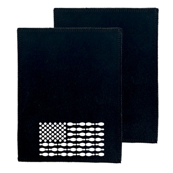 Patriotic Bowling Balls & Pins Shammy