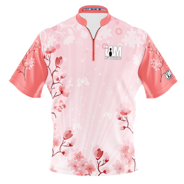 READY-2-SHIP I AM Bowling™ Left Chest Cherry Blossoms Bowling Jersey