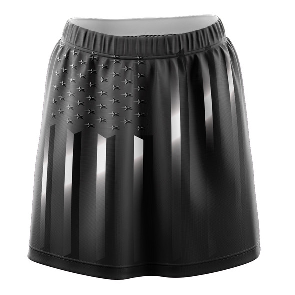 Silver American Flag Skirt