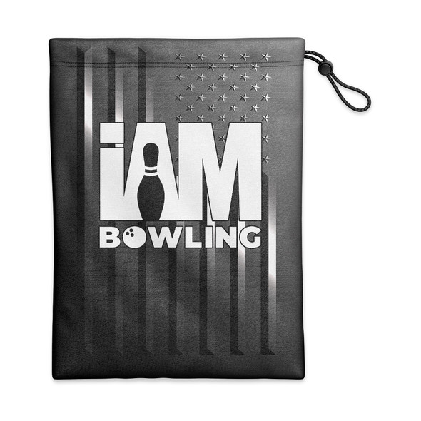 Silver American Flag Shoe Bag