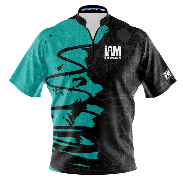 Signature Green Splatter Bowling Jersey