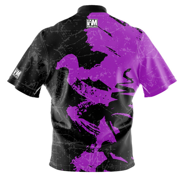 Signature Purple Splatter Bowling Jersey
