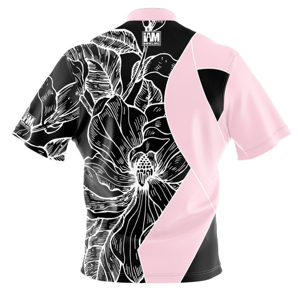 Signature Black Floral Ribbon Bowling Jersey