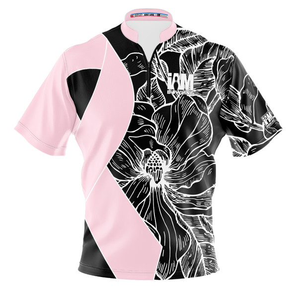 Signature Black Floral Ribbon Bowling Jersey