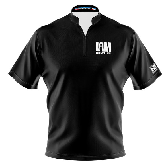 Signature Solid Black Bowling Jersey