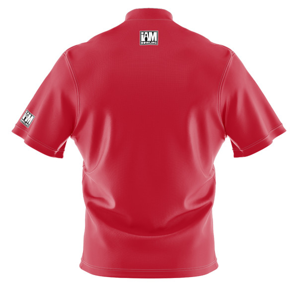 Signature Solid Red Bowling Jersey