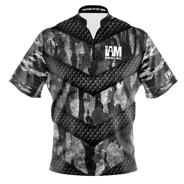 Signature Gray Hex Camouflage Bowling Jersey