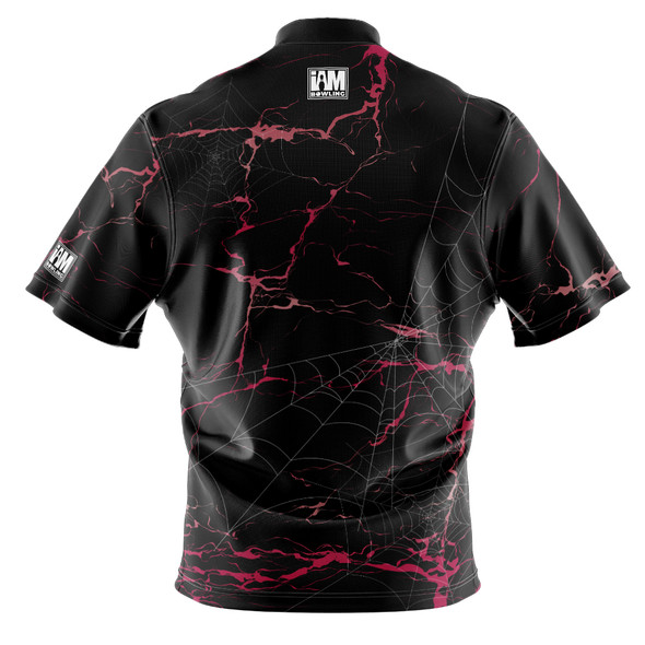 Signature Pink Spider Web Bowling Jersey