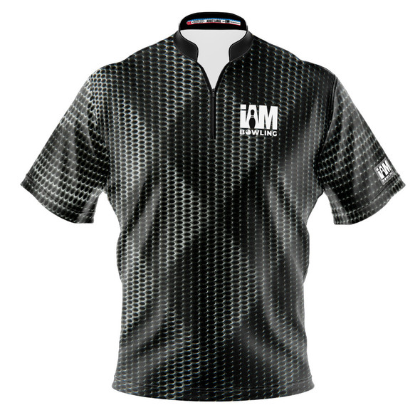 Express Black Argyle Metal Bowling Jersey