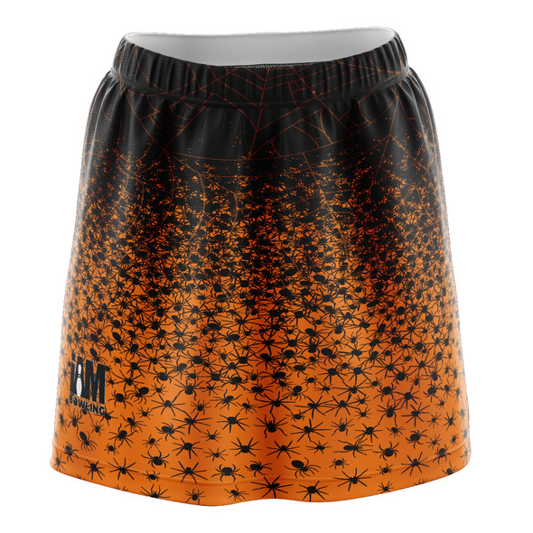 Black & Orange Spiders Skirt