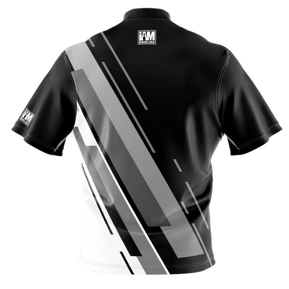 Express Black Stripe Flair Bowling Jersey
