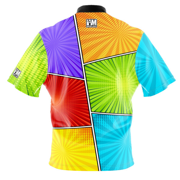 Signature Comic Strip Burst Bowling Jersey