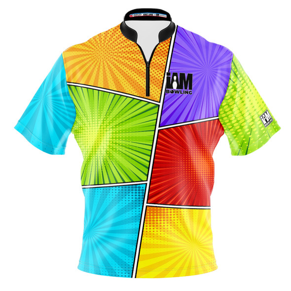 Signature Comic Strip Burst Bowling Jersey