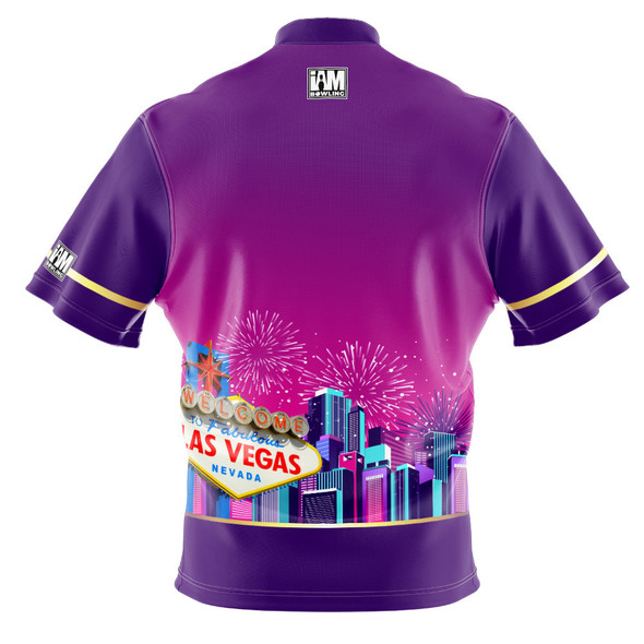 Express Purple Gradient Vegas Bowling Jersey