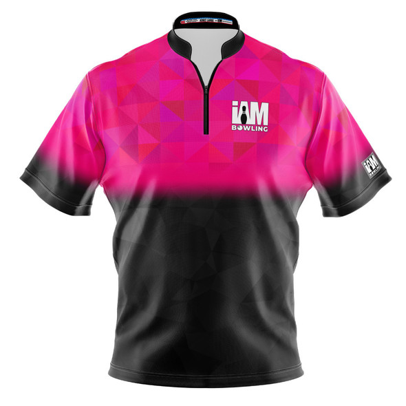 Express Fuscia Mosaic Bowling Jersey