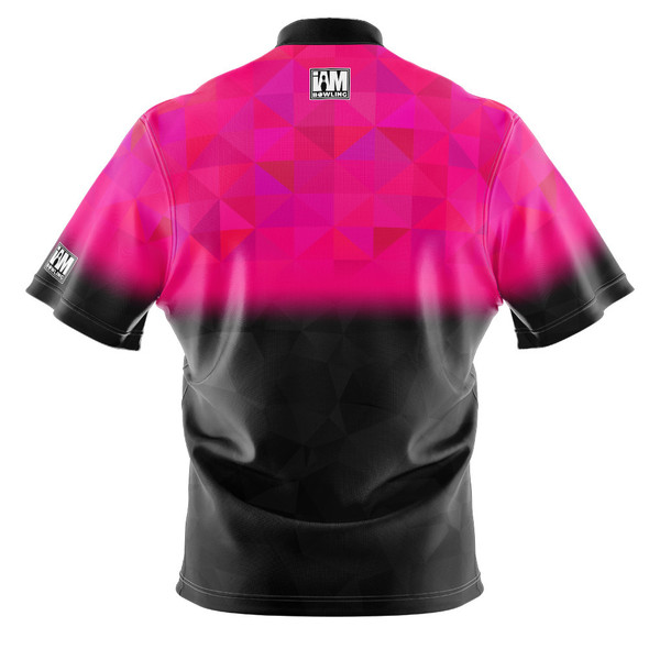 Express Fuscia Mosaic Bowling Jersey