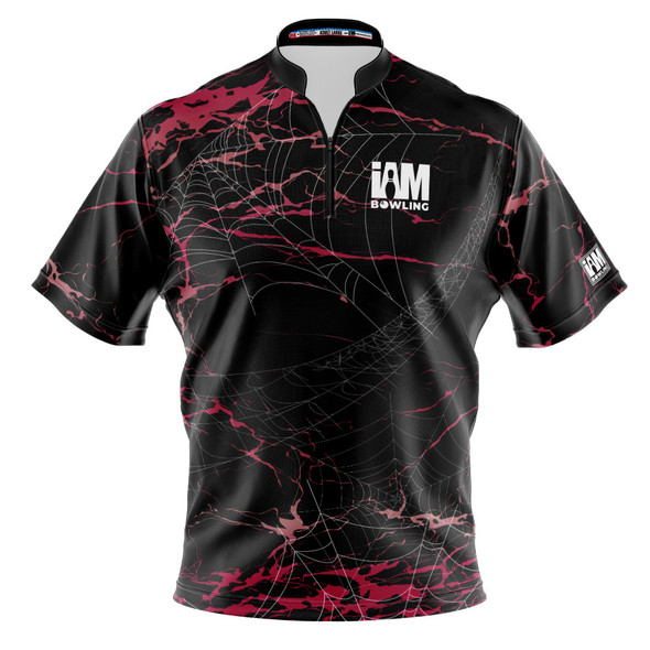 Express Pink Spider Web Bowling Jersey
