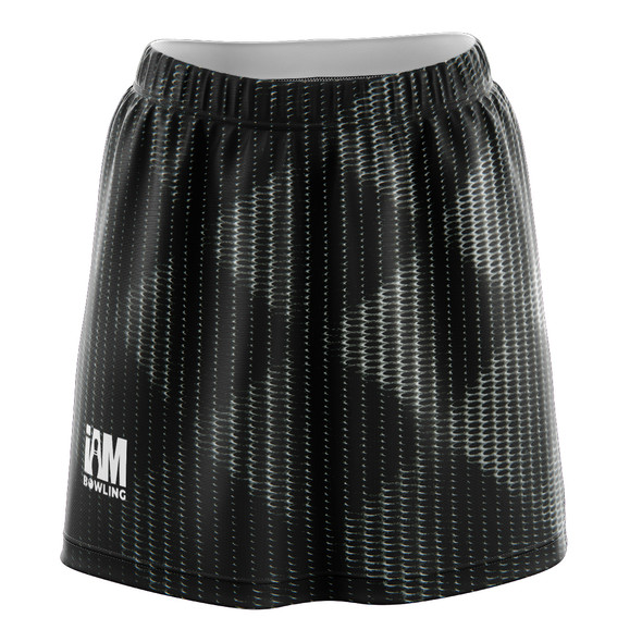 Black Argyle Metal Skirt