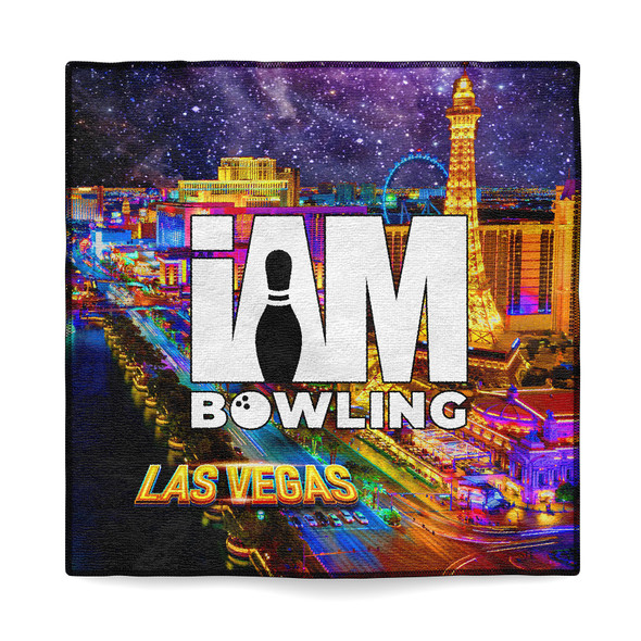 Night on the Las Vegas Strip Microfiber Towel