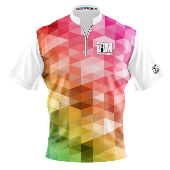 Express Rainbow Mosaic Bowling Jersey
