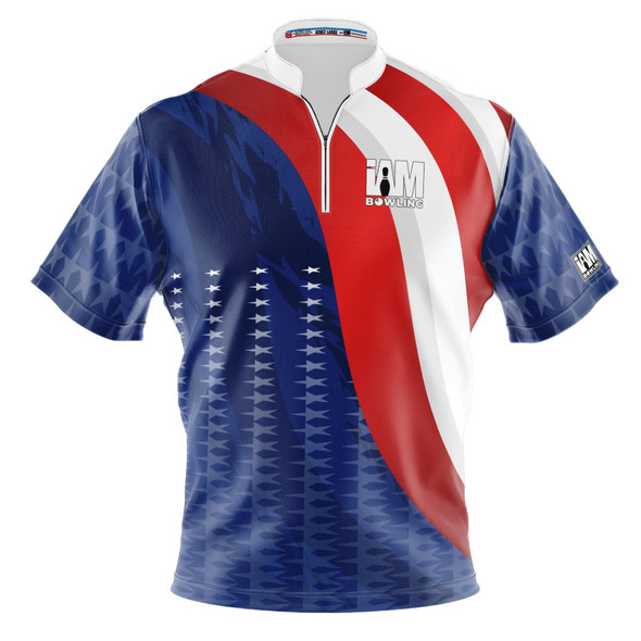 Express Patriotic Whirl Bowling Jersey