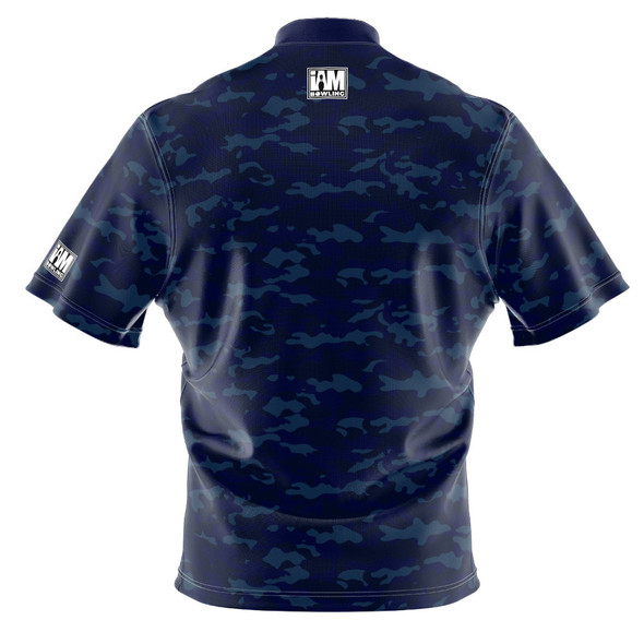 Express Dark Blue Camo Bowling Jersey