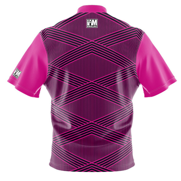 Express Pink Prism Bowling Jersey