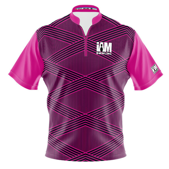 Express Pink Prism Bowling Jersey