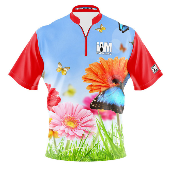 Express Gerbera Butterflies Bowling Jersey