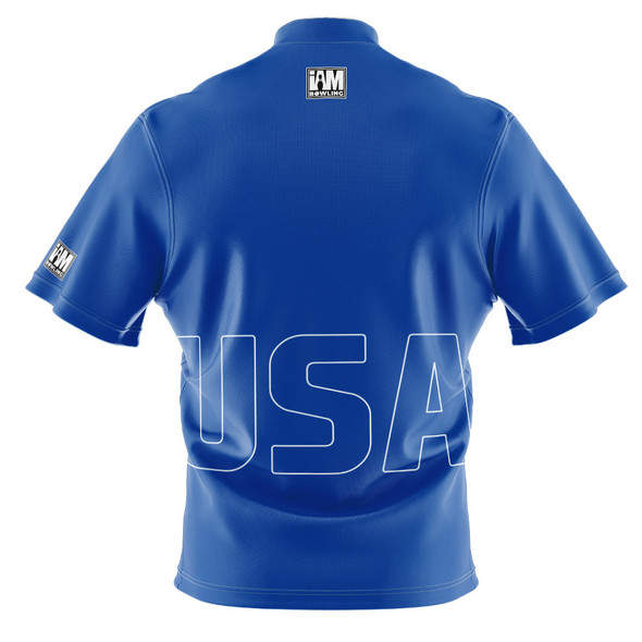 Express Blue Star Horizon Bowling Jersey