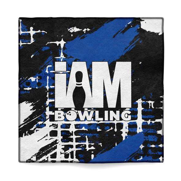 Blue Urban Splatter Microfiber Towel